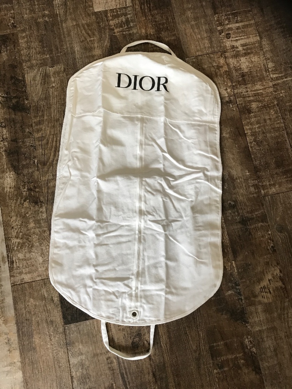 DIOR ZIPPERED DRESS BAG